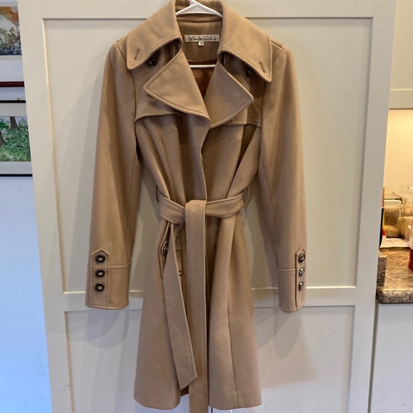 Kenneth Cole New York Jackets & Blazers - Kenneth Cole Camel Coat; Size 8